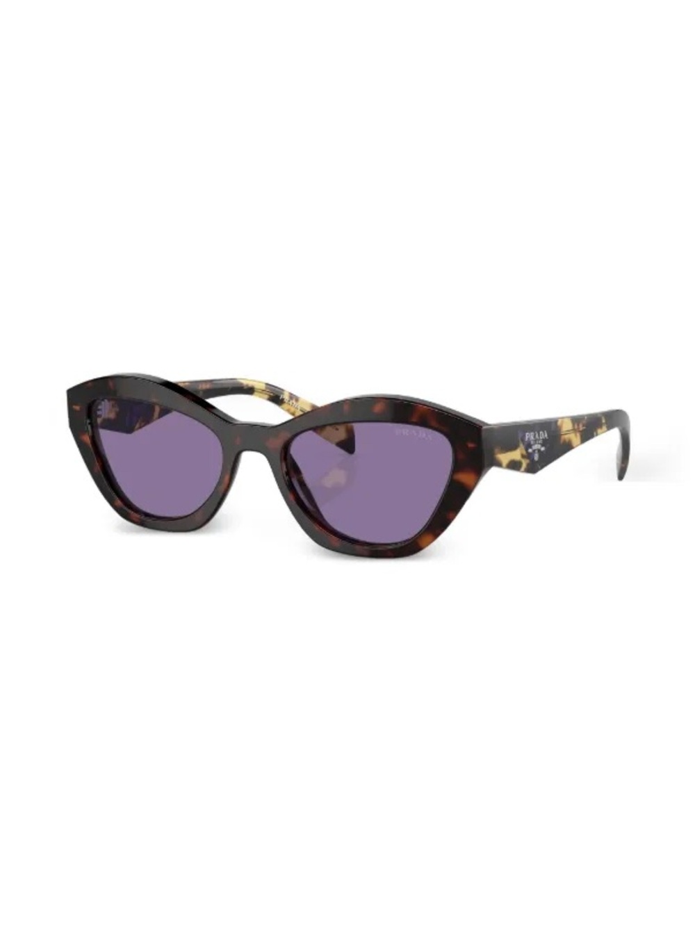 Prada Tortoiseshell Acetate Cateye Sunglasses